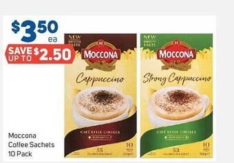Foodland Moccona coffee sachets 10 pack offer