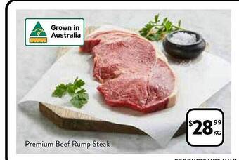 Foodworks Premium beef rump steak offer