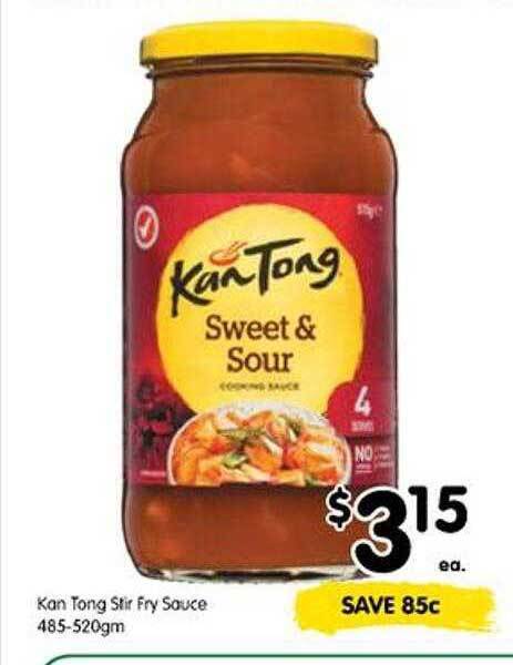 Kan tong stir fry sauce offer at Spar