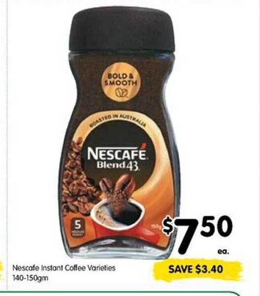 Nescafe instant coffee offer at Spar