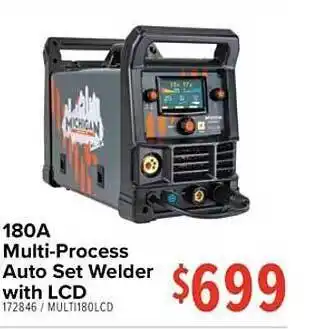 Total Tools 180a multi-process auto set welder with lcd offer