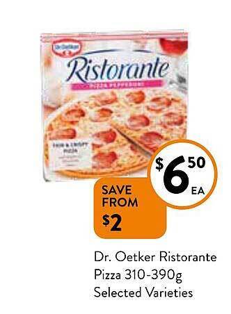 Foodworks Dr oetker ristorante pizza offer