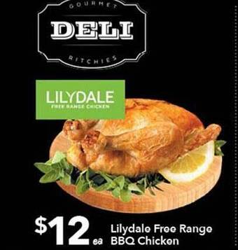 Lilydale free range bbq chicken