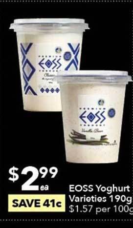 Eoss yoghurt