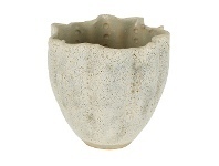 LivingStyles Barclay Ceramic Vase, Small, Antique White offer