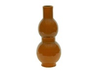 LivingStyles Dinah Stoneware Vase, Large, Pumpkin offer