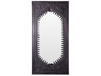 LivingStyles Amadala Carved Teak Timber Frame Floor Mirror, 200cm offer