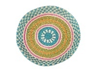LivingStyles Lankah Woven Seagrass Wall Decor, 43cm offer