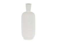 LivingStyles Gillespie Stoneware Vase, White offer
