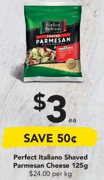 Drakes Perfect Italiano Shaved Parmesan Cheese 125g offer