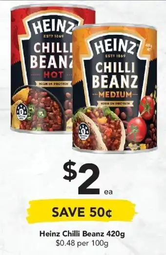 Drakes Heinz Chili Beanz 420g offer