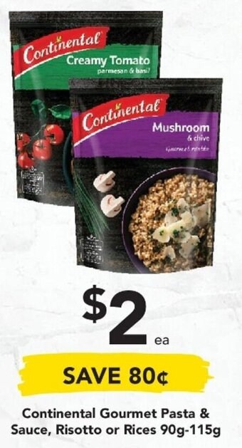 Drakes Continental Gourmet Pasta & Sauce, Risotto or Rices 90g-115g offer