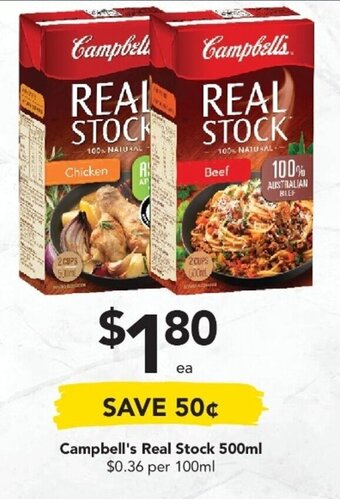 Drakes Campbell's Real Stock 500ml offer