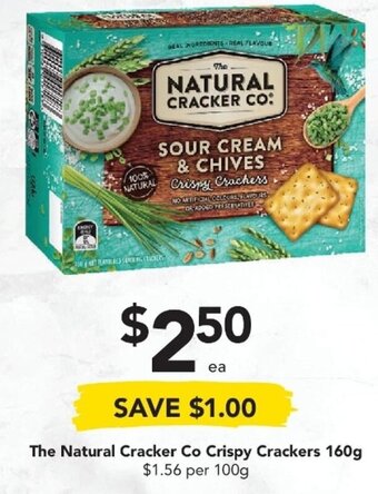 Drakes The Natural Cracker Co Crispy Crackers 160g offer