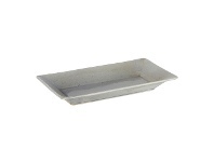 LivingStyles Harbor Ceramic Tray, Small, Pearl Grey offer
