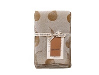 Abby Pear Cotton Tablecloth, 250x140cm, Mustard