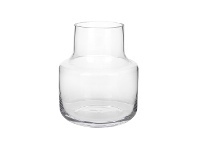 LivingStyles Nina Glass Bottle Vase, Small, Clear offer
