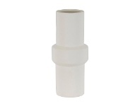 LivingStyles Bennet Stoneware Vase, Large, Off White offer