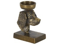 LivingStyles Bilpin Metal Votive Candle Holder, Dog Head offer