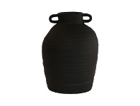 LivingStyles Onyx Terracotta Vase, Large offer