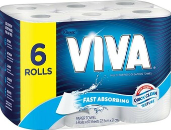 IGA Kleenex Viva Multi-Purpose Cleaning Towel 6 Pack offer