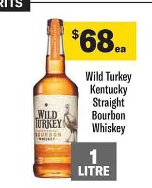Liquorland Wild turkey kentucky straight bourbon whiskey offer
