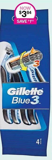 Priceline Gillette blue 3 offer