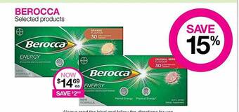 Priceline Berocca selected products offer