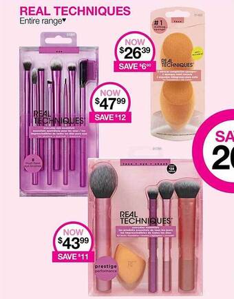 Priceline Real techniques entire range offer