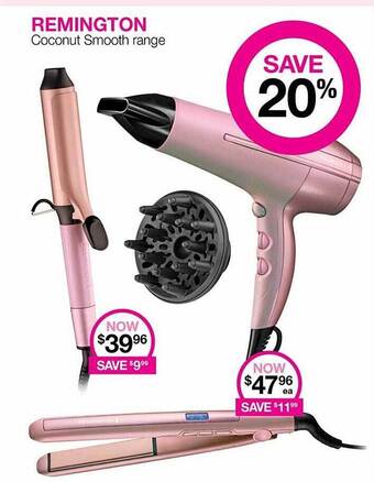 Priceline Remington coconut smooth range offer