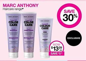Priceline Marc anthony haircare range offer