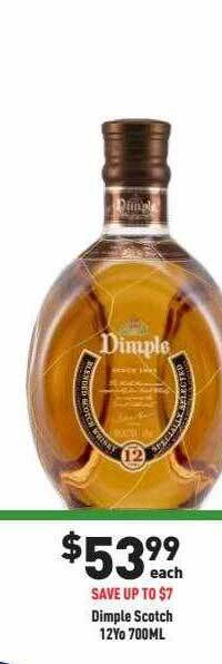 Liquor Legends Dimple scotch 12yo offer