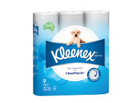 Coles Kleenex Complete Clean Toilet Tissue 9 Pack offer