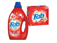 Foodworks Fab Laundry Powder 900g/1kg or Liquid 900ml/1L offer