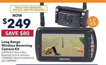 Jaycar Electronics Long range wireless reversing camera kit offer