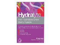 Chemist Discount Centre Hydralyte Hot Hydration Berry Fusion 10 Sachets offer