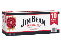 Liquorland Jim Beam White & Cola Can (10 Pack) offer