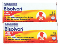 Chemist Discount Centre Bisolvon Chesty Forte 50 Tablets offer