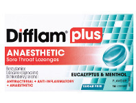 Chemist Discount Centre Difflam Plus Sore Throat + Anaesthetic Menthol 16 Lozenges offer