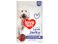 Coles Love’ Em Dog Treats Jerky 200g offer
