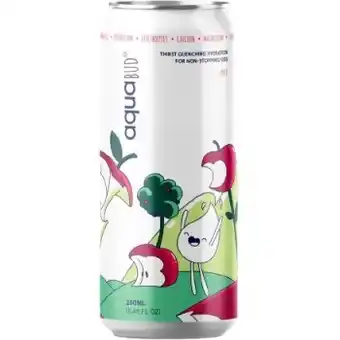 healthylife Aquabud hydration drink apple 250ml - 12 pack offer