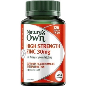 healthylife Nature's own high strength zinc 30mg 120 tablets offer