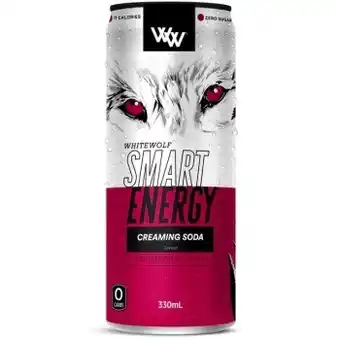healthylife White wolf smart energy drink creaming soda 12 x 330ml offer