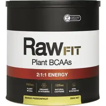 healthylife Amazonia raw plant bcaas 2:1:1 energy mango passionfruit, 250g offer