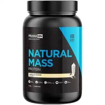 healthylife Pranaon natural mass vanilla shake, 1.2kg offer