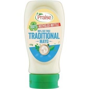 IGA Praise traditional mayo 365g or 99% fat free 410g offer