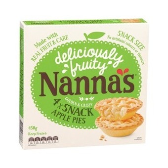IGA Nanna’s family or snack fruit pies 450-600g selected varieties offer