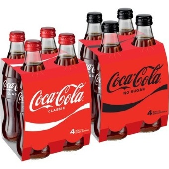 IGA Coca-cola classic or no sugar 4x300ml offer
