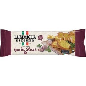 IGA La famiglia kitchen traditional garlic slices 450g offer