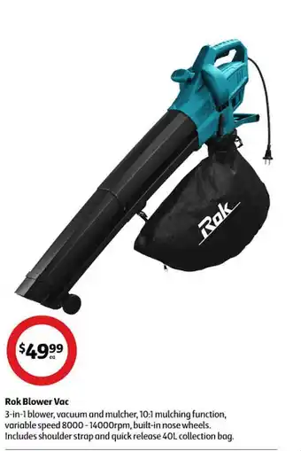 Coles Rok blower vac offer